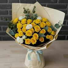 Букет цветов из:  Розы в Кошки Самарская область