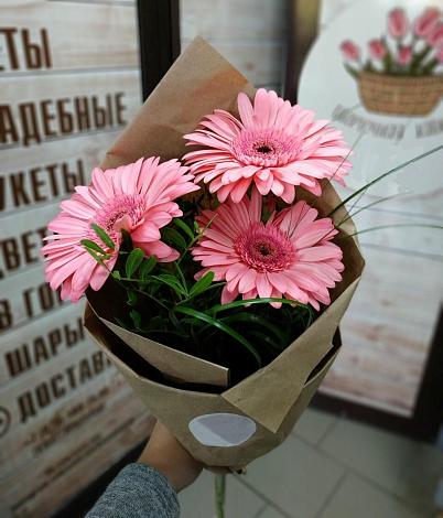 Букет цветов из: Герберы в Кошки Самарская область