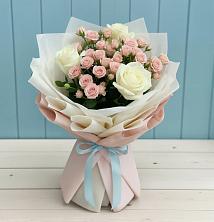 Букет цветов из:  Розы в Кошки Самарская область