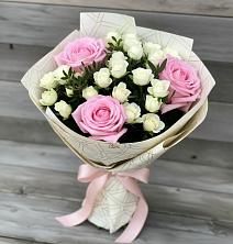 Букет цветов из:  Розы в Кошки Самарская область