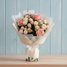 Букет цветов из:  Розы #REPLACE_PRED# Кошки Самарская область